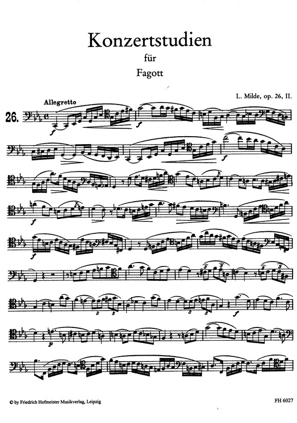 50 Konzertstudien op.26 Band 2 (Nr.26-50)