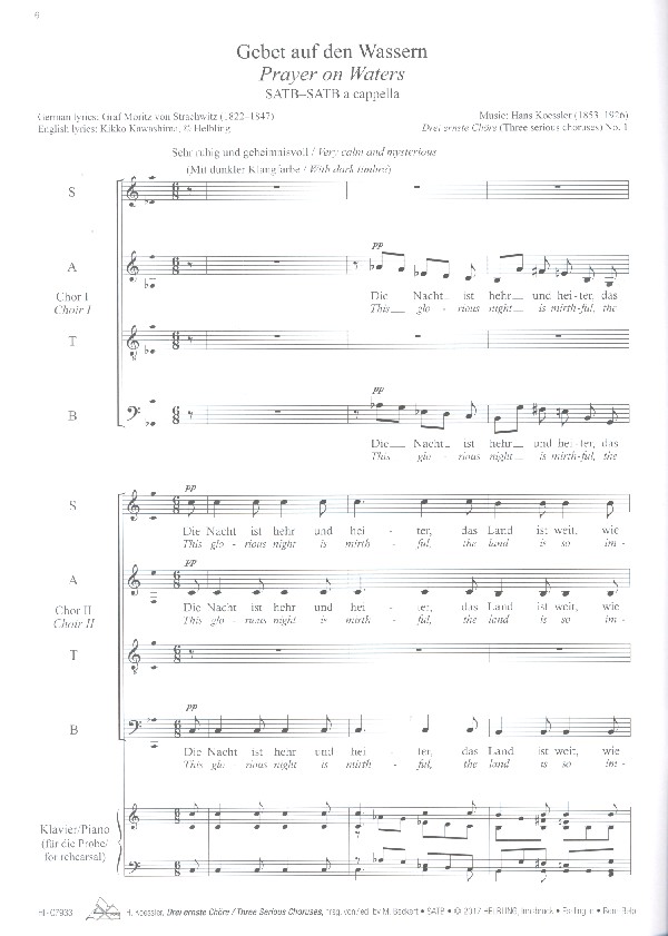 3 ernste Chöre