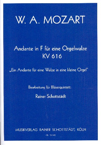 Andante in F KV616 für eine Orgelwalze