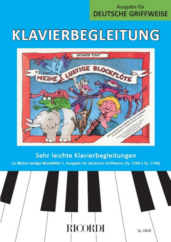 Meine lustige Blockflöte - Klavierbegleitung