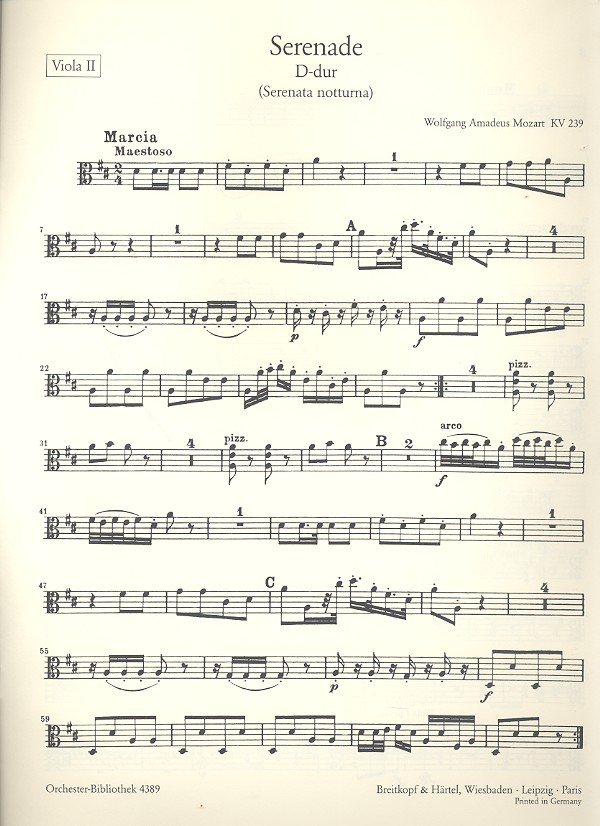 Serenade D-Dur KV239