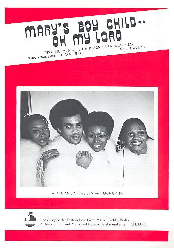 Mary's Boy Child...Oh My Lord