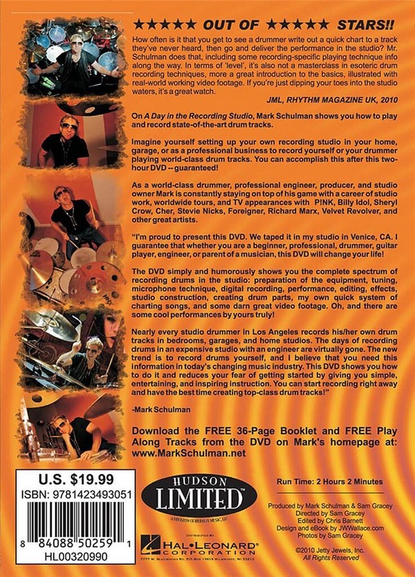 A Day in the Recording Studio DVD