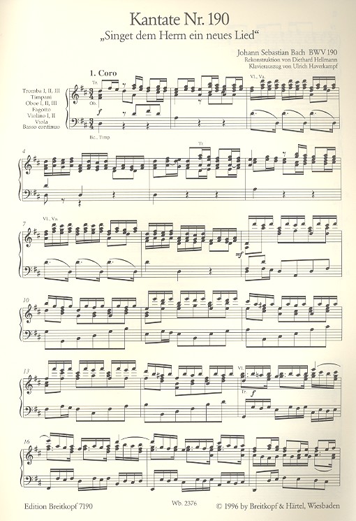 Singet dem Herrn ein neues Lied