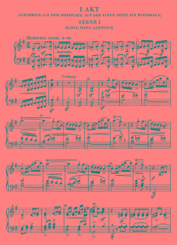 Die verkaufte Braut Klavierauszug (dt)