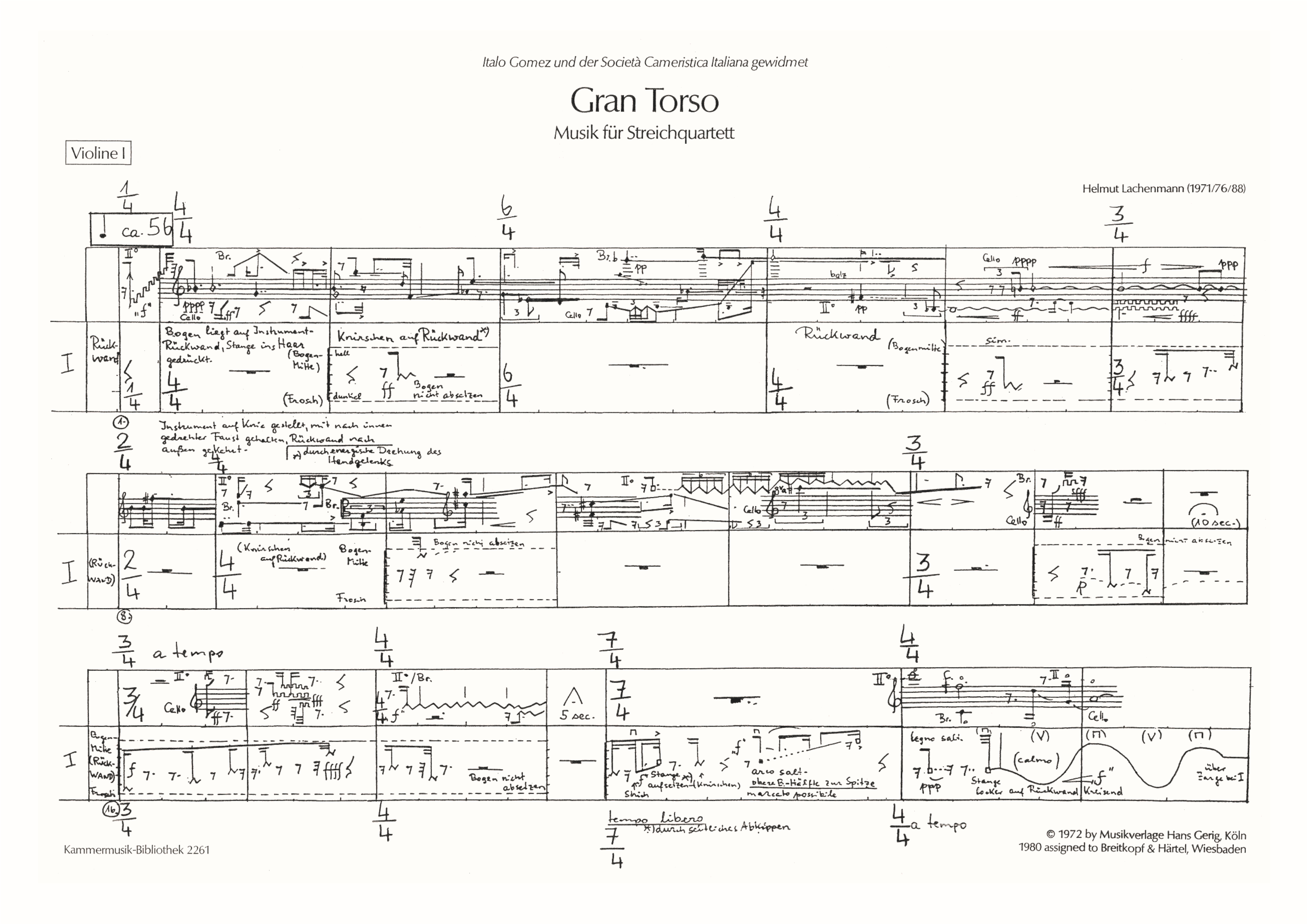Gran torso Musik für