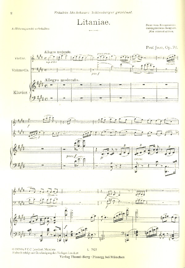 Litanie op.70