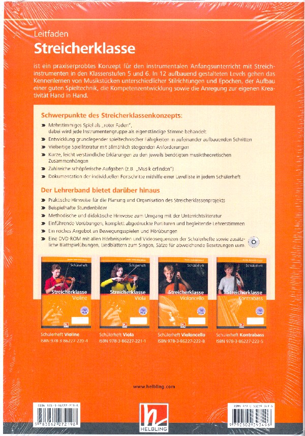 Leitfaden Streicherklasse (+DVD-ROM)