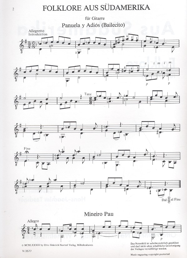 Aus Südamerika Folklore