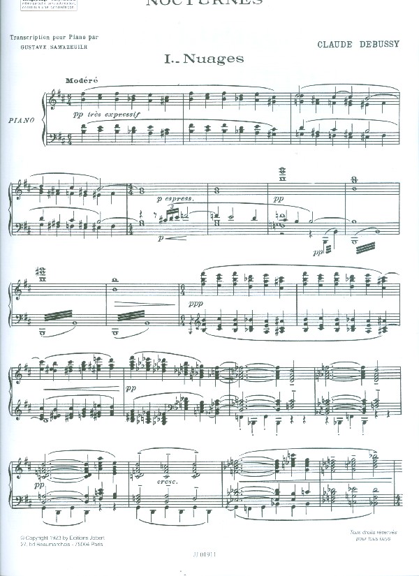 Nocturnes (nuages et fetes)