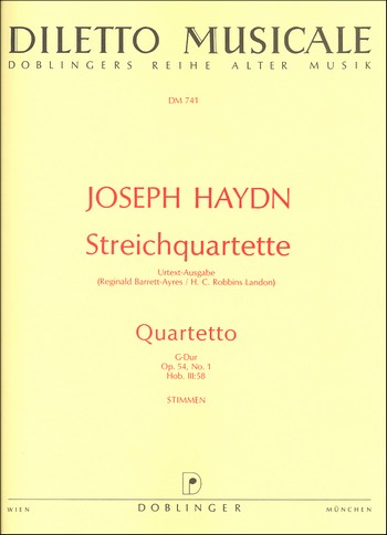 Streichquartett G-Dur op.54,1