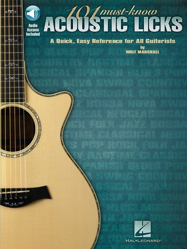 101 must-known Acoustic Licks (+Audio Access):