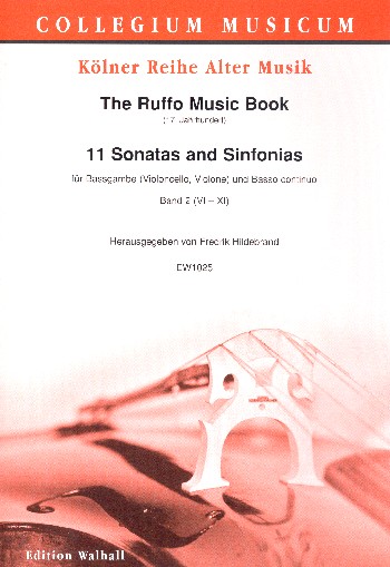 The Ruffo Music Book - 11 Sonatas and Sinfonias vol.2 (nos.6-11)