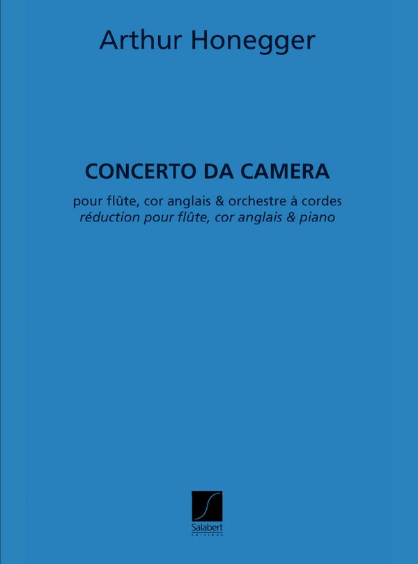 Concerto da camera pour flûte, cor