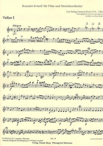 Konzert d-Moll Wq22