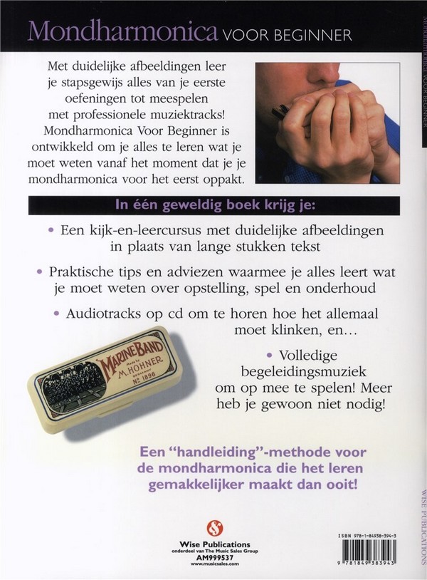 Mondharmonica voor beginners (+CD):