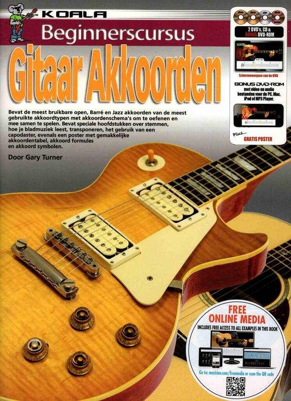 Beginnerscursus - Gitaar Akkorden (+Media-Online)