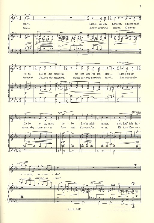 7 Lieder aus letzter Zeit