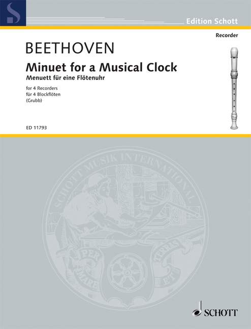 Minuet for a flute clock