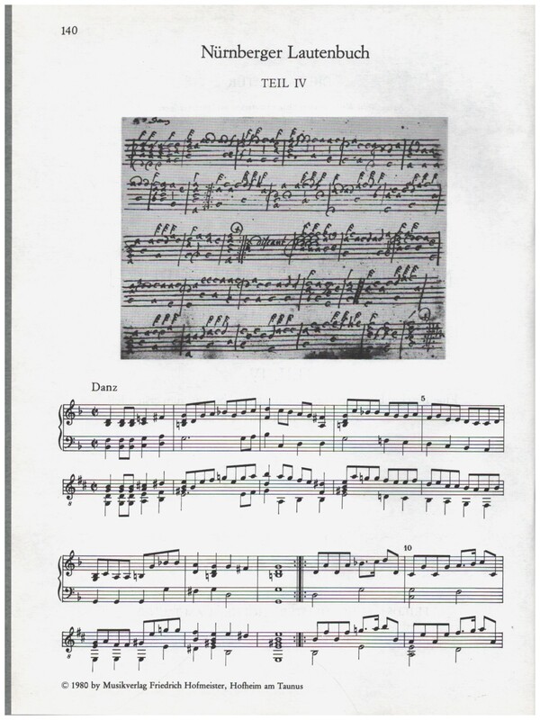 Nürnberger Lautenbuch Band 4