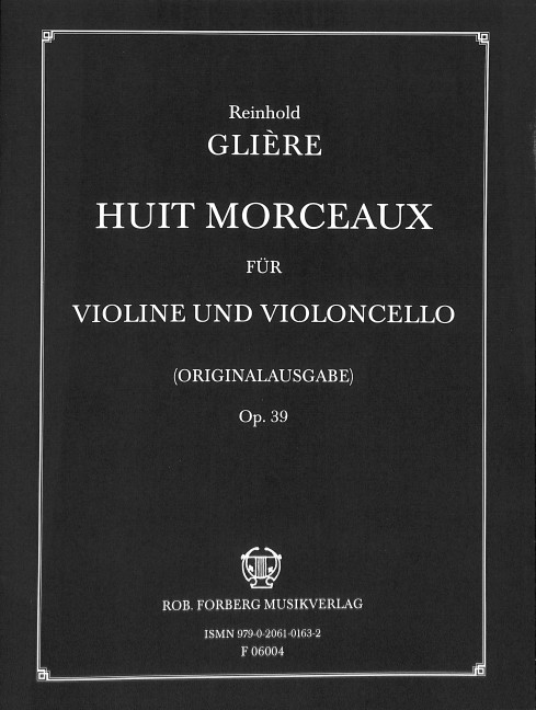 8 morceaux op.39 für