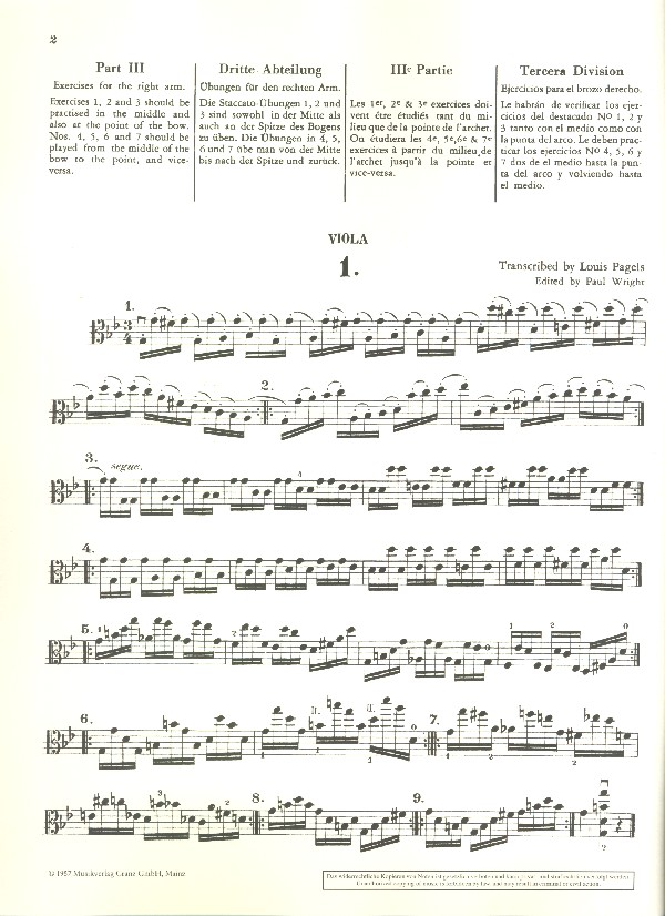 Schule der Violatechnik Band 3