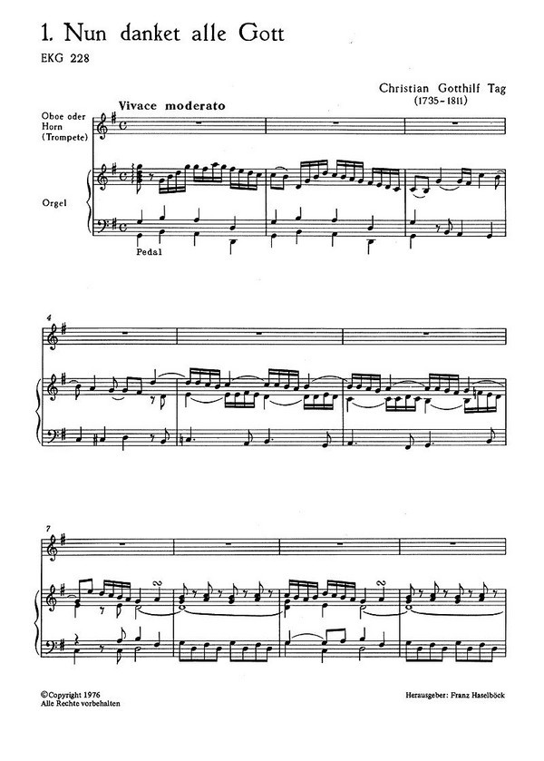3 Choralbearbeitungen für ein