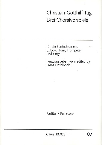 3 Choralbearbeitungen für ein