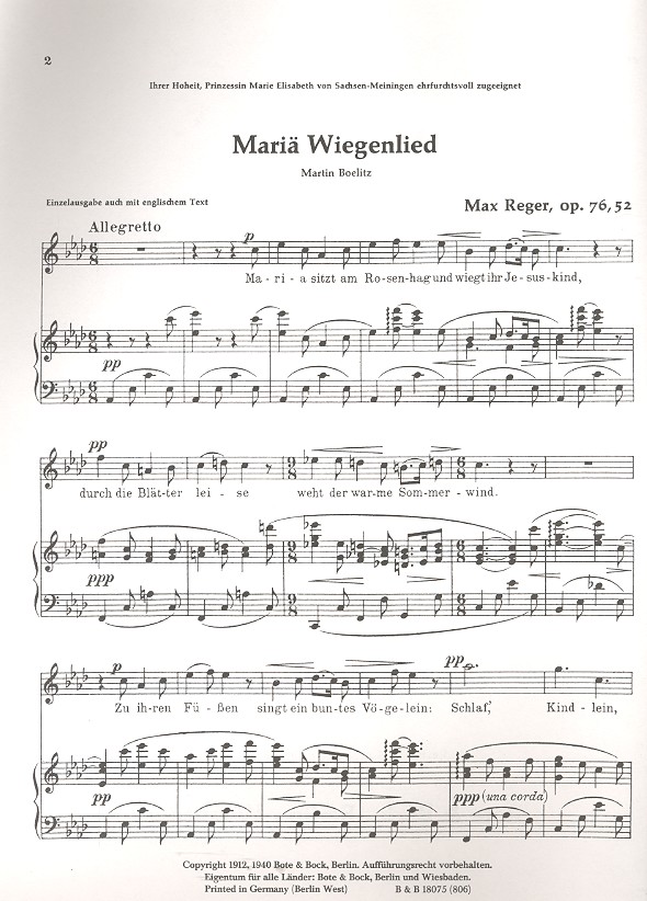 Schlichte Weisen op.76 Band 6 (Nr.52-60)