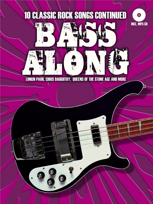 Bass along Band 8 - 10 Classic Rock Songs continued (+MP3-CD):