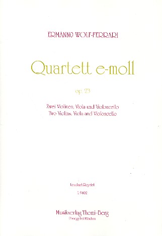 Streichquartett e-Moll op.23