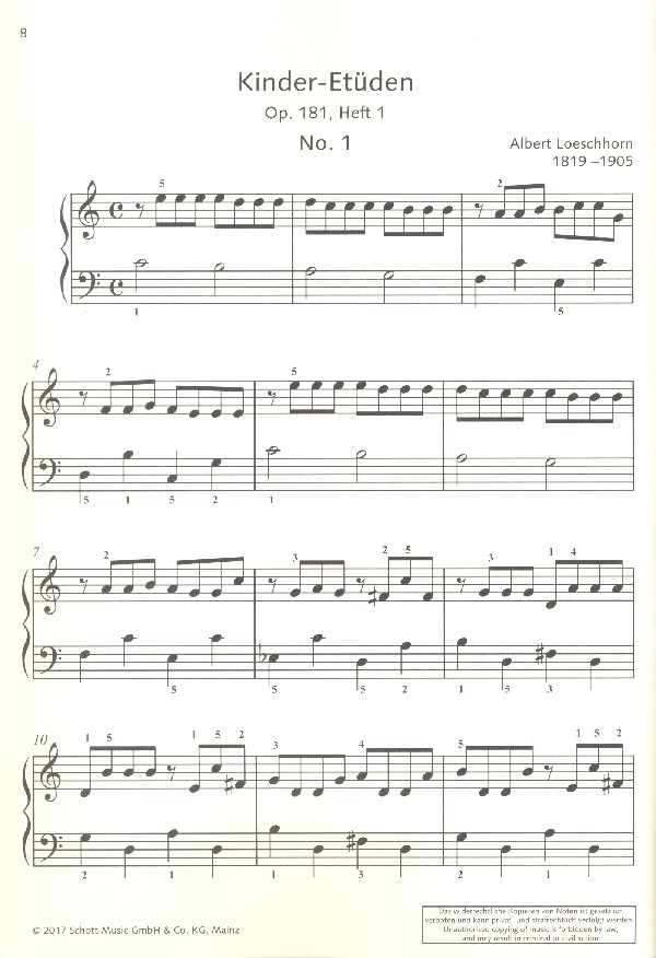 Kinder-Etüden op.181