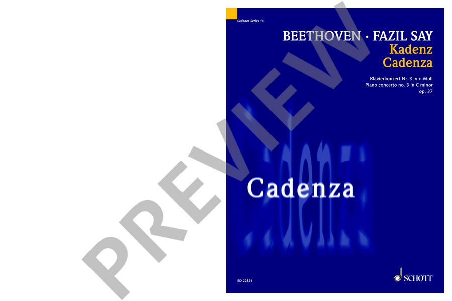 Kadenz zum Klavierkonzert c-Moll Nr.3 op.37 von Ludwig van Beethoven