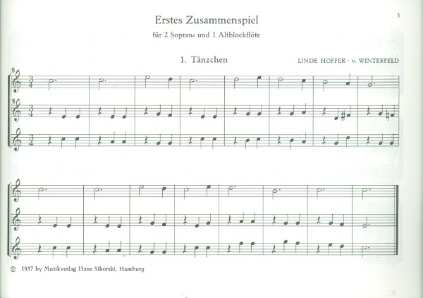 Erstes Zusammenspiel für