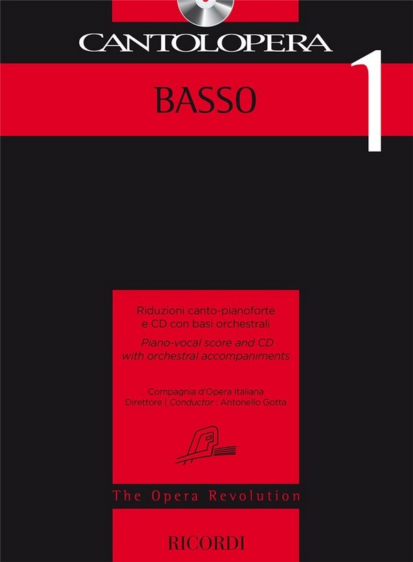 Cantolopera Collection - Basso vol.1 (+CD)