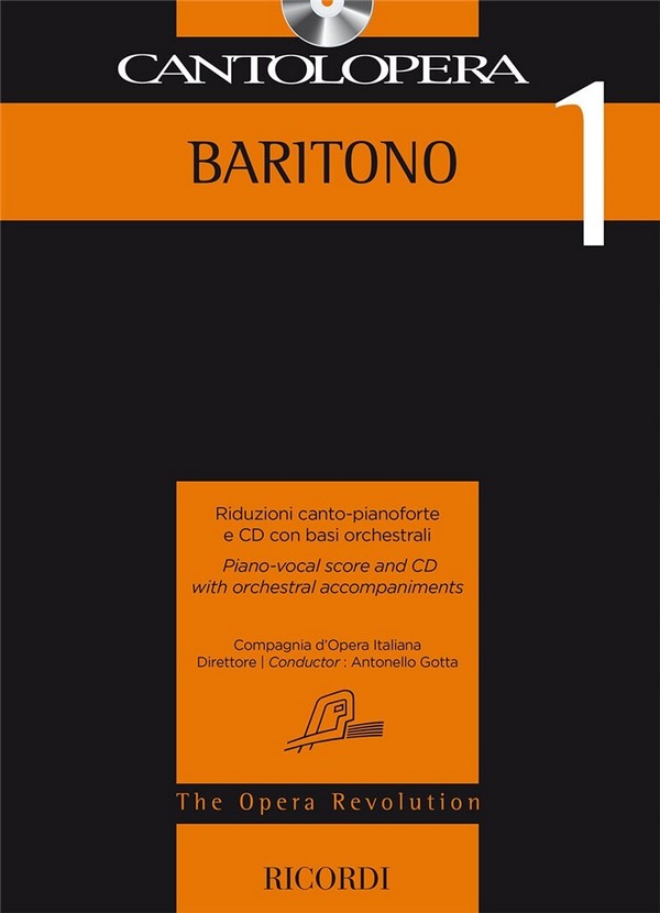 Cantolopera Collection - Baritono vol.1 (+CD)
