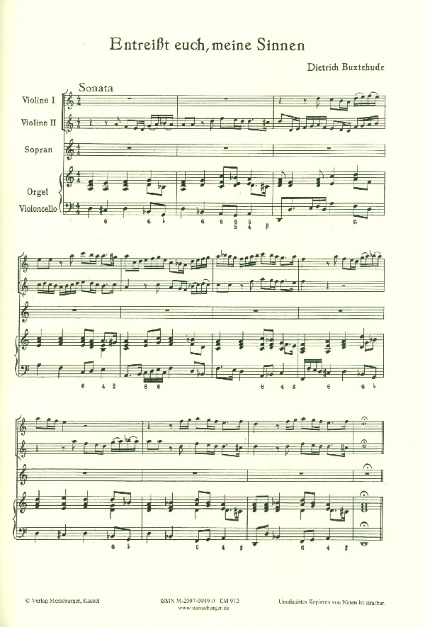 Entreisst euch meine Sinnen