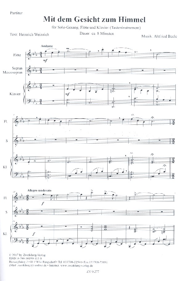 Mit dem Gesicht zum Himmel