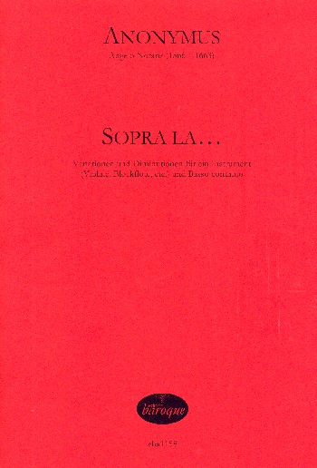 Sopra la - Variationen und Diminutionen