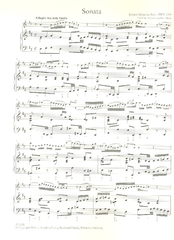 Sonate D-Dur BWV1035