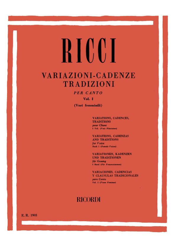 Variazioni cadenze tradizioni vol.1
