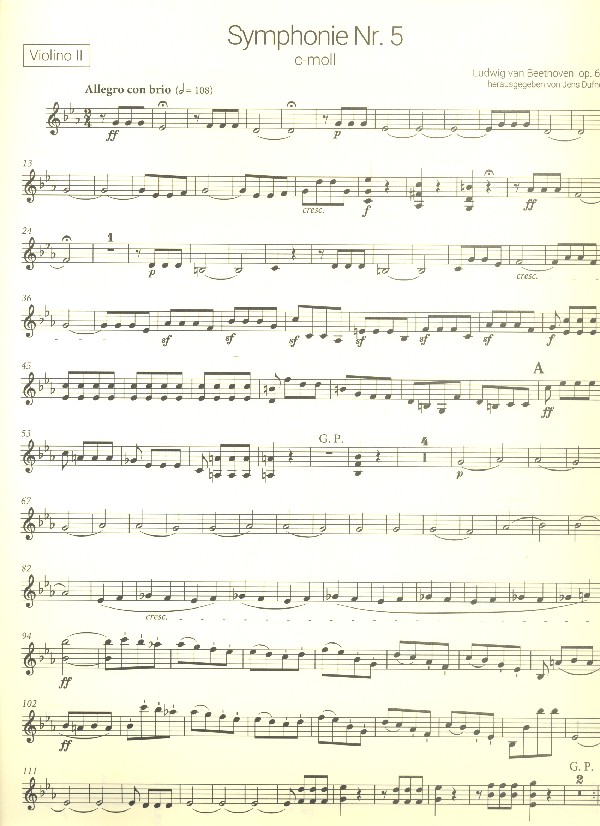 Sinfonie c-Moll Nr.5 op.67
