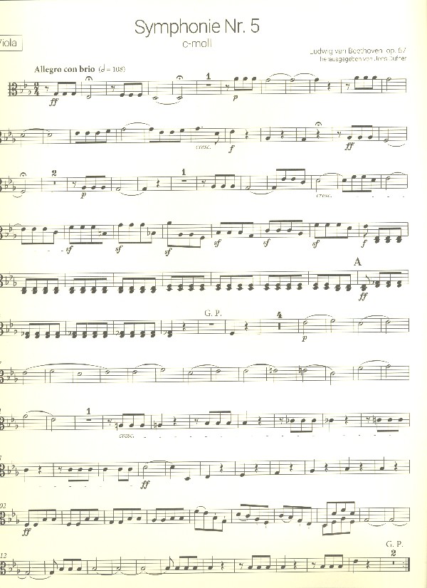 Sinfonie c-Moll Nr.5 op.67