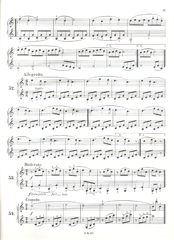 Vorschule im Klavierspiel op.101
