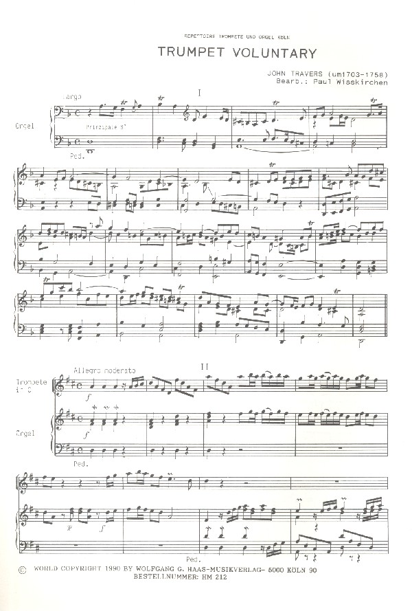 Trumpet Voluntary D-Dur