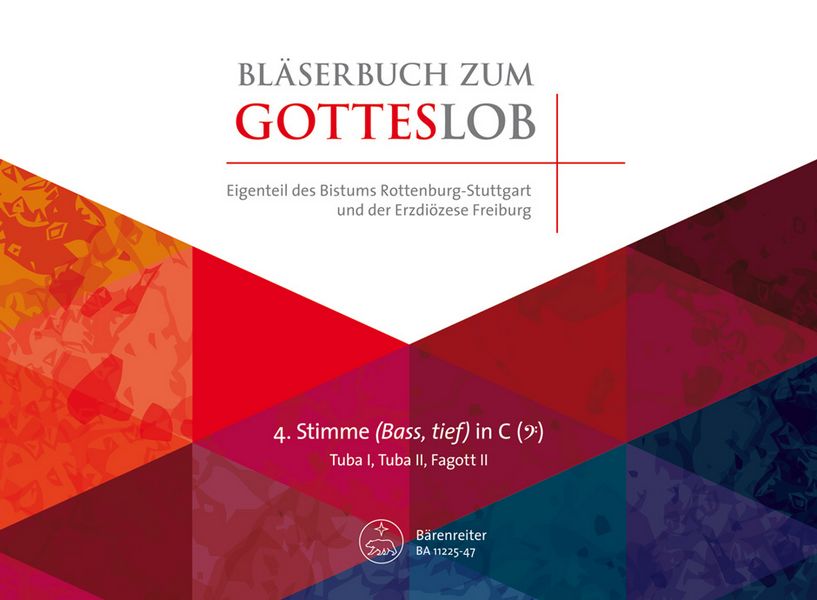 Bläserbuch zum Gotteslob Diözese Freiburg/Rottenburg-Stuttgart