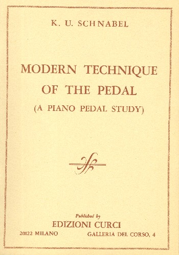 Modern Technique of the Pedal