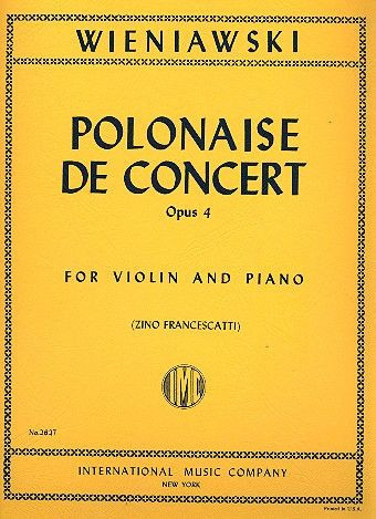 Polonaise de concert d major op. 4