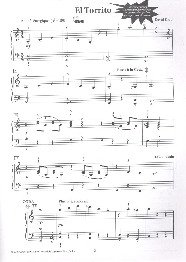 Méthode de piano Hal Leonard vol.4 - Solos