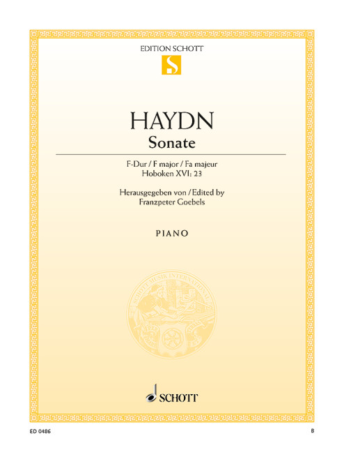 Sonate F-Dur Hob.XVI:23